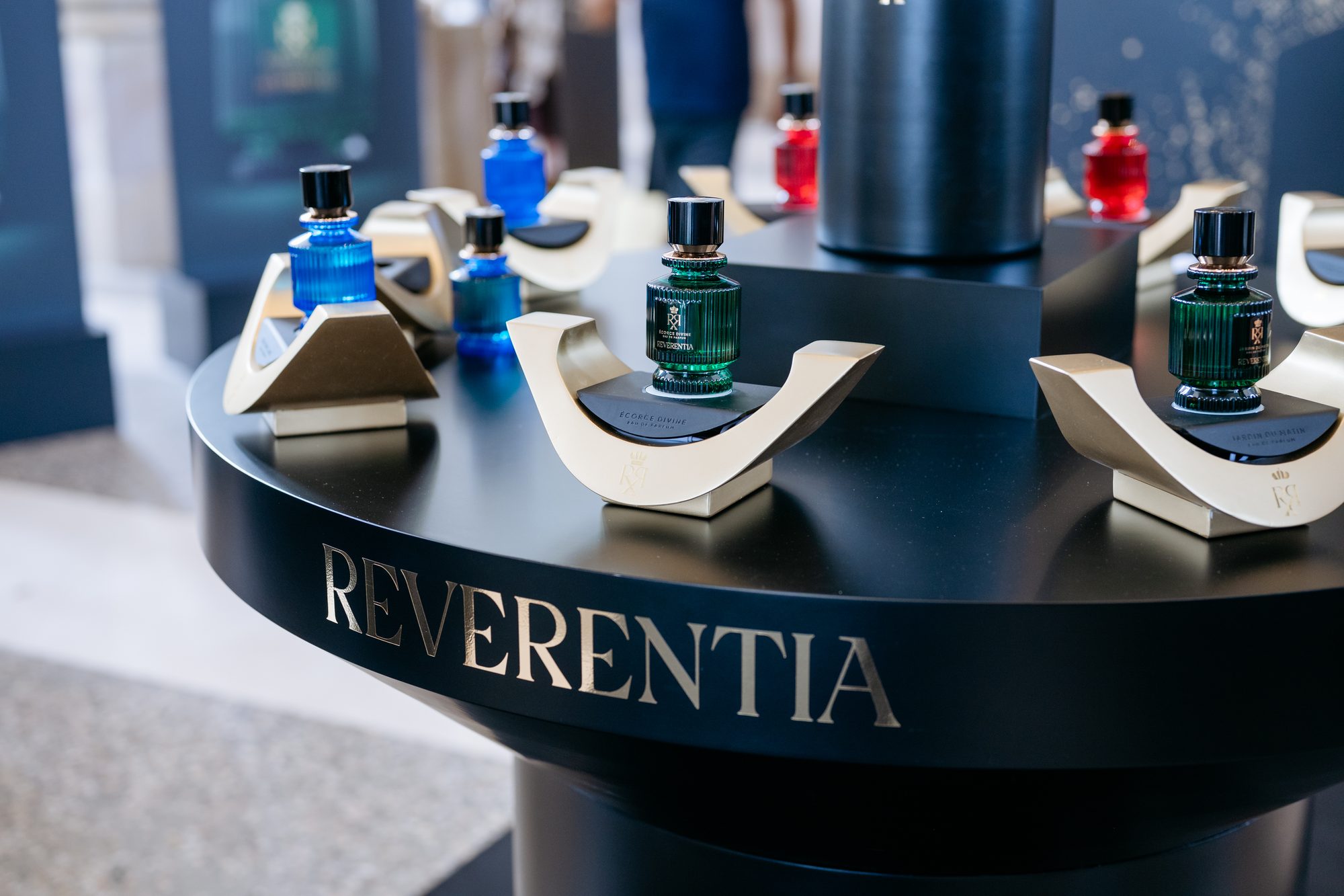 Les créations et les collections Reverentia réunies lors de la soirée, Milan